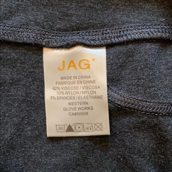 Charcoal JAG Jeans Ricky Pull-On Leggings - Picture 7 of 8